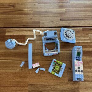 Lego Creator Pieces Blue Telephone. INCOMPLETE SET / MISSING PIECES - AS IS